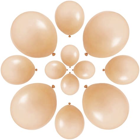 Buy Nude Balloons Different Sizes 5 Inch 10 Inch 18 Inch Matte Beige