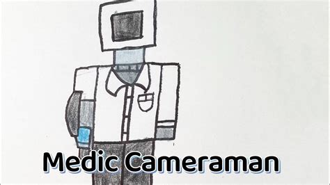 How To Draw Medic Cameraman Toilet Tower Defense Roblox Drawing