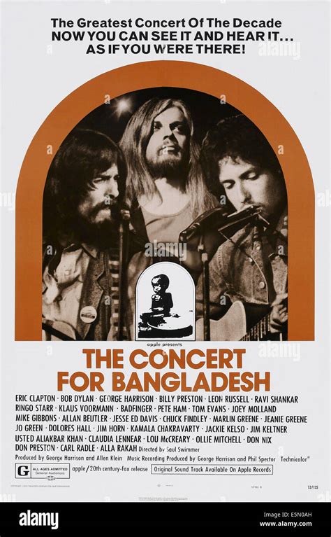 The concert for bangladesh poster hi-res stock photography and images ...