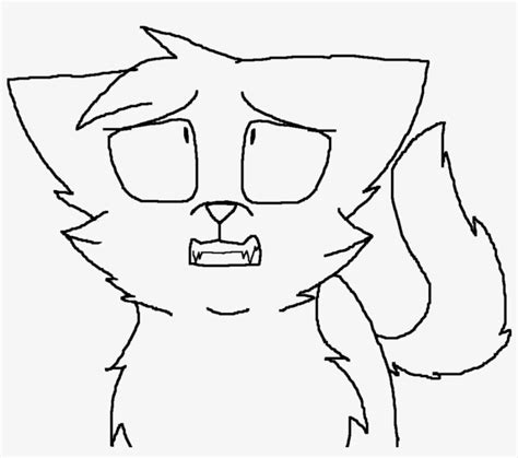 Scared Cat Lineart By Lazertheepicwolf On Deviantart Wolf And Cat Drawing 1024x873 Png