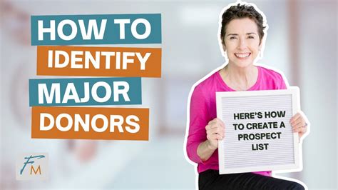 How To Identify Major Donors YouTube