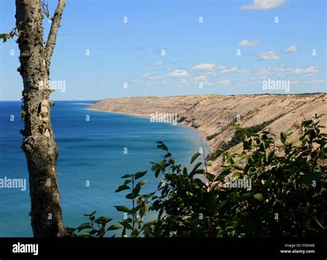 Huge Sand Dunes Of Pictured Rocks National Lakeshore On Lake Superior