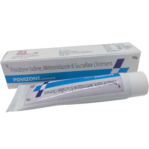 Povidone Iodine Metronidazole And Sucralfate Ointment Packaging Size