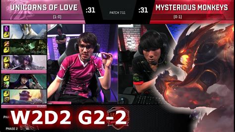 Mysterious Monkeys Vs Unicorns Of Love Game S Eu Lcs Summer