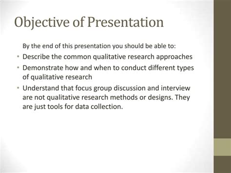 4 Qualitative Research Approaches By Elmusharaf Ppt