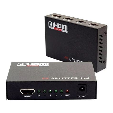 Divisor Splitter Hdmi 1x4 Premium 4k X 2k Full Hd 1080p Hdmatters