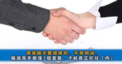 領導暗示要提拔你，不會明說，職場高手都懂3個套路，才能真正吃住「肉」 Boo 成功語錄