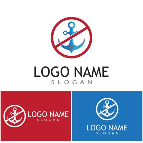 Premium Vector Anchor Logo Template Vector Symbol Design