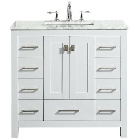 Eviva Hampton In W X In D X In H Bathroom Vanity In White