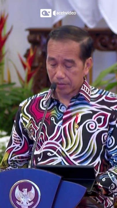 Jokowi Singgung Gaya Hidup Aparatur Negara Video Dailymotion