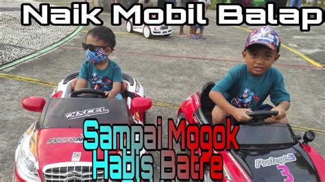 Naik Mobil Balap Sampe Mogok Habis Batre Aki Nya DiTaman Adipura Mobil