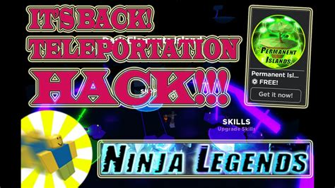 Teleportation Hack In Ninja Legends Is Back Roblox How To Unlocked