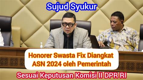 Sujud Syukur Honorer Swasta Fix Diangkat ASN 2024 Oleh Pemerintah