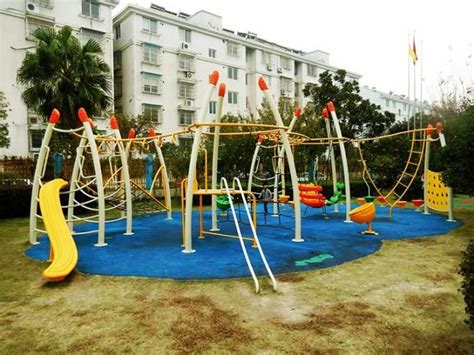 Commercial Play Area Childrens Outdoor Playset 820*540*330cm Compact ...