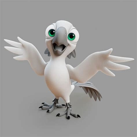 3d Cartoon Cartoon Characters 3d Model Character Character Design