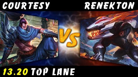 Courtesy Yasuo Vs Renekton Top Patch Yasuo Gameplay Youtube