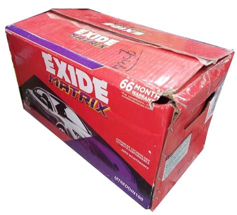 Capacity Ah Exide Matrix Mtred L Car Battery At Rs In Indore