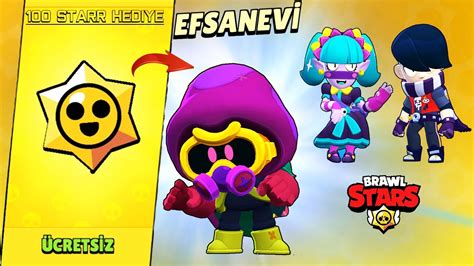 100x Starr Hediyesi Açtım Efsanevi Karakter Çikti😋 Brawl Stars Youtube