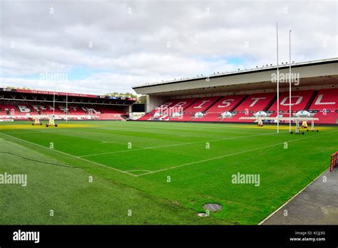 Inside Ashton Gate Stadium home of Bristol City Football club Stock ...