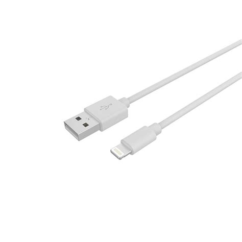 Câble Usb Vers Lightning Celly Pcusblightwh Blanc 1 M Leroy Merlin