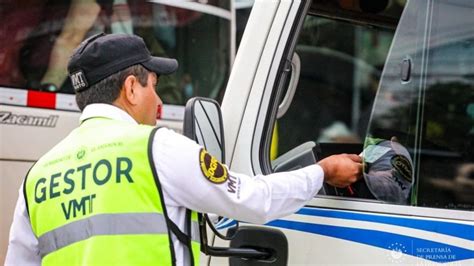 Vmt Intensifica Controles Vehiculares Para Multar A Conductores