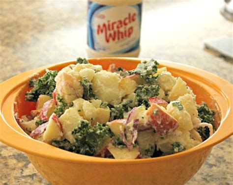 Miracle Whip Kale And Apple Potato Salad Clever Housewife