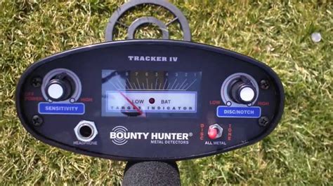 Bounty Hunter Tracker Iv Metal Detector How To Operate And