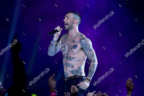 Adam Levine Maroon 5 Performs During Editorial Stock Photo - Stock ...