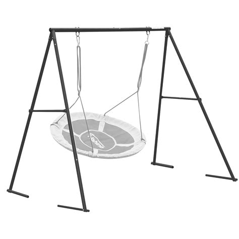 550lbs Swing Frame Heavy Duty Full Metal Swing Stand A Frame 71 High Anti Rustandall Weather