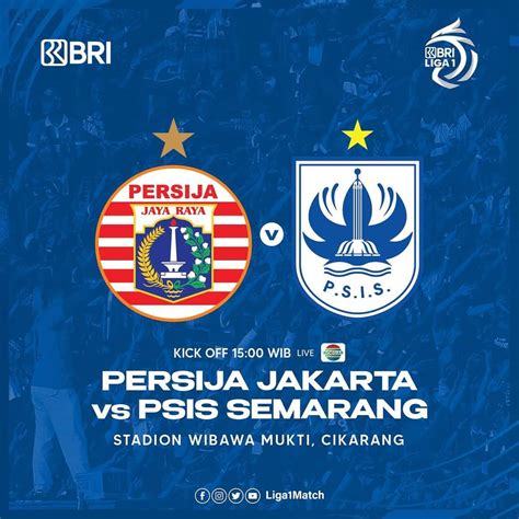 Prediksi Jadwal Dan Live Streaming Persija Jakarta Vs Psis Semarang Di