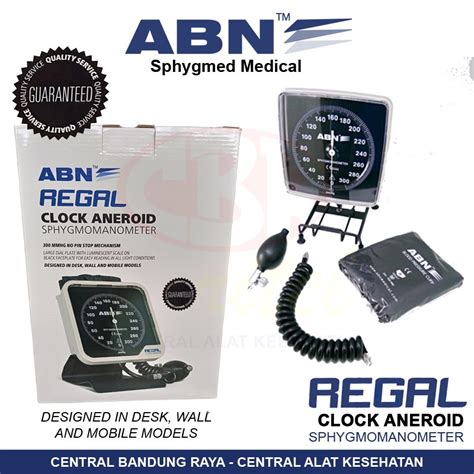 ABN REGAL Clock Aneroid Sphygmomanometer Tensimeter Aneroid Tipe Jam