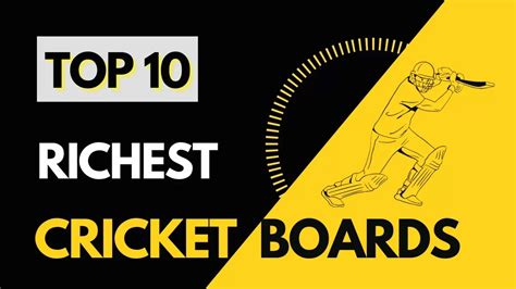 Top Richest Cricket Boards In The World