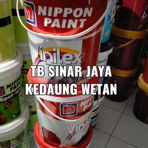 Jual Cat Tembok Vinilex Kembang 25kg Pail Nippon Paint Putih CARGO