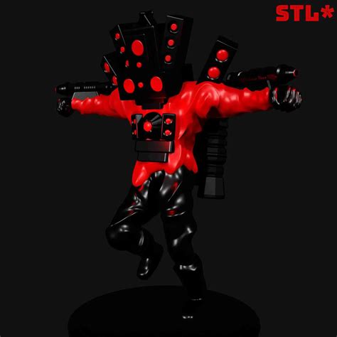 Upgraded Titan Speakerman From Skibidi Toilet 3d Fan Art 3d Models