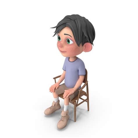 Cartoon Boy Jack Sitting On Chair PNG Images & PSDs for Download | PixelSquid - S112154887