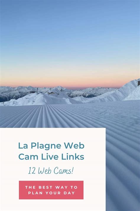 La Plagne Webcams Today - Live Skiing and Snowboarding Cams