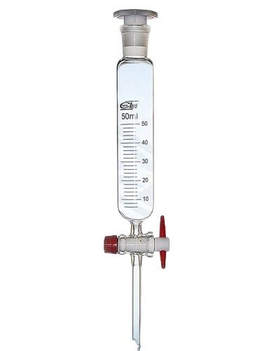 Imbuto Separatore Cilindrico Con Rubinetto In Ptfe