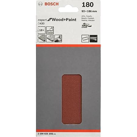 Bosch Sander Sheet For Wood Velcro Type Hole Mm X