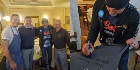 Spalletti Al Ristorante Mim Alla Ferrovia A Napoli Sorrisi E Autografi