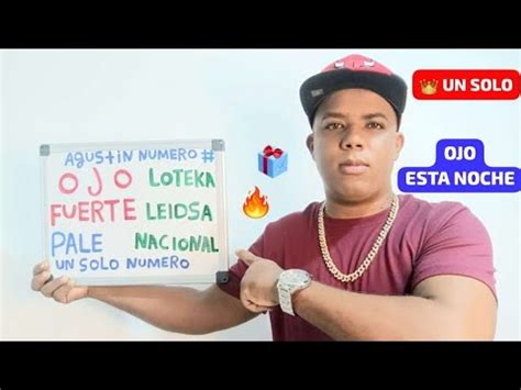 Un Solo Numeros Fuerte Esta Noche Agustin Numeros Youtube