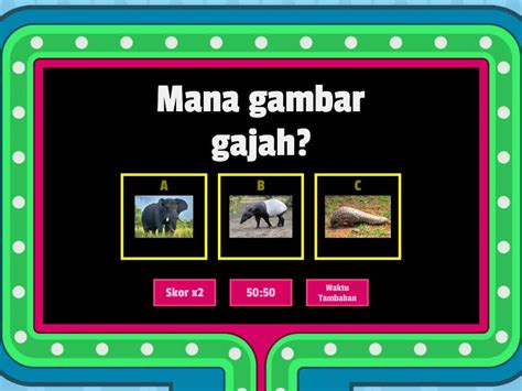 Soal Latihan Coba Gameshow Quiz