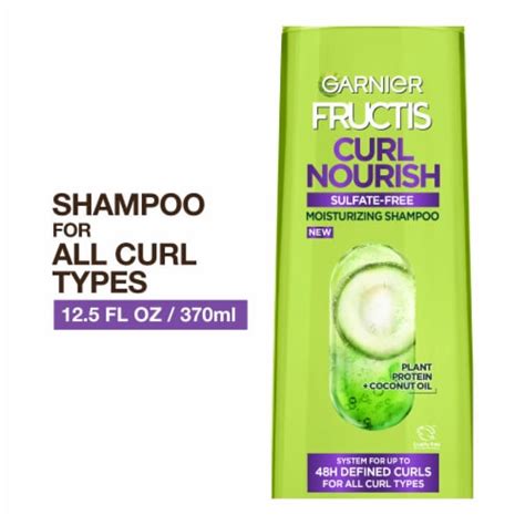 Garnier Fructis Curl Nourish Moisturizing Shampoo Sulfate Free For All