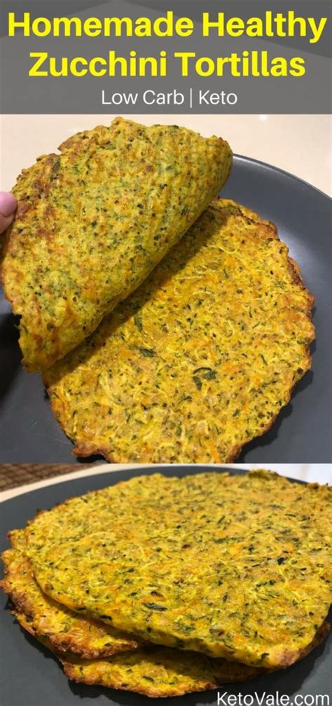 Keto Zucchini Tortillas Low Carb Recipe Ketovale