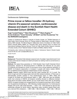 Fillable Online Cardiovascular Epidemiology Fax Email Print Pdffiller