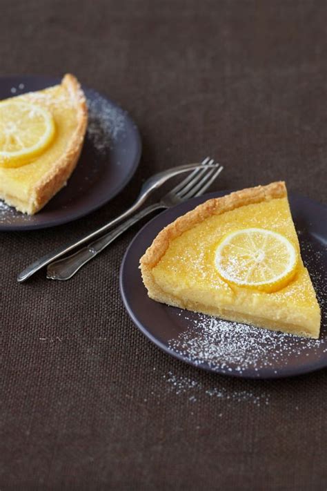 Tarte au citron Rezept kleine Zitronenerfrsichung レシピ