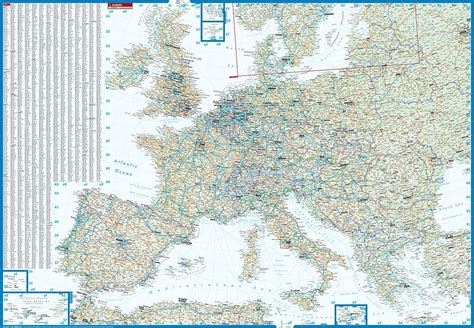 Wegenkaart Landkaart Europa Europe Borch 9783866093379