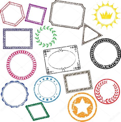 Grunge Stamps Stock Vector Plutofrosti