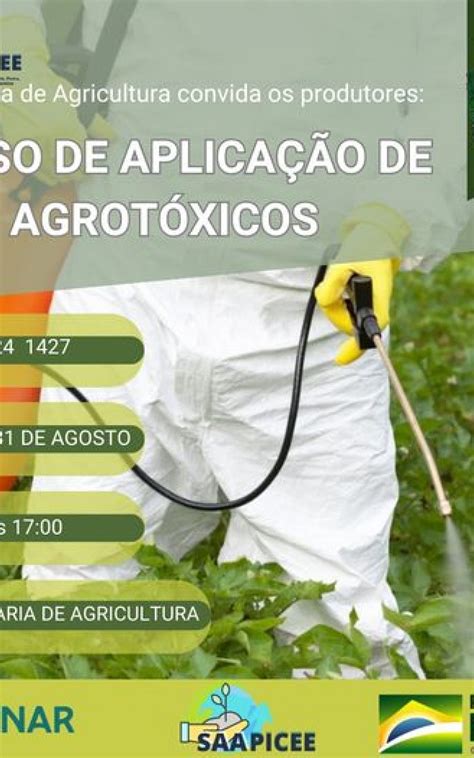 Agricultura Promove Curso De Aplica O De Agrot Xicos Para Produtores