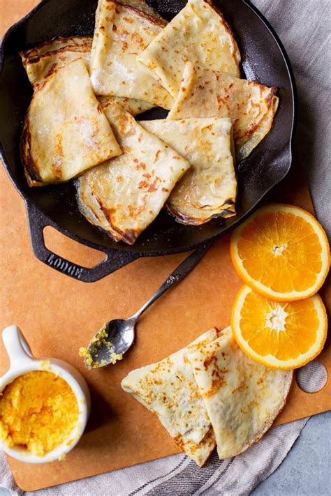 Crepes Suzette Recipe Crepes Dutch Oven Cooking Cast Iron Skillet