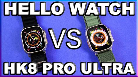 Hk8 Pro Ultra Vs Hello Watch H11 Ultra Upgraded Full Comparison 🔥⌚️